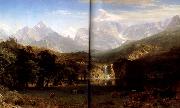 Albert Bierstadt Les Montagnes Rocheuses,Lander's Peak oil painting on canvas